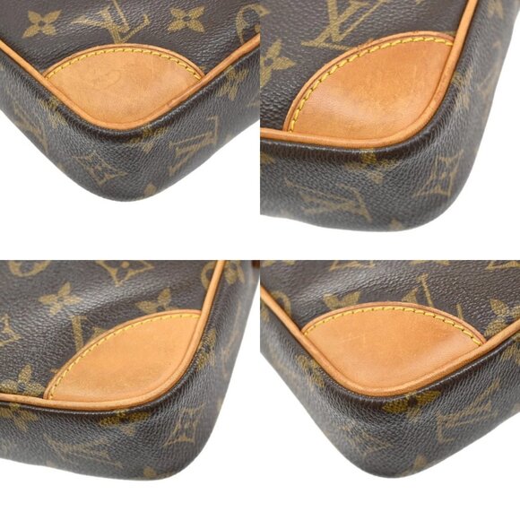 LOUIS VUITTON Danube Shoulder Bag Monogram Leather Brown France M45266 30YH514 - Picture 7 of 16